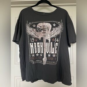 Altar’d State Black Graphic Nashville T-Shirt